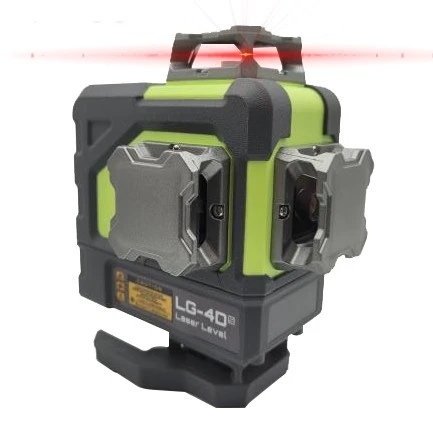 4D indbygget lithiumbatteri rødt laserniveau